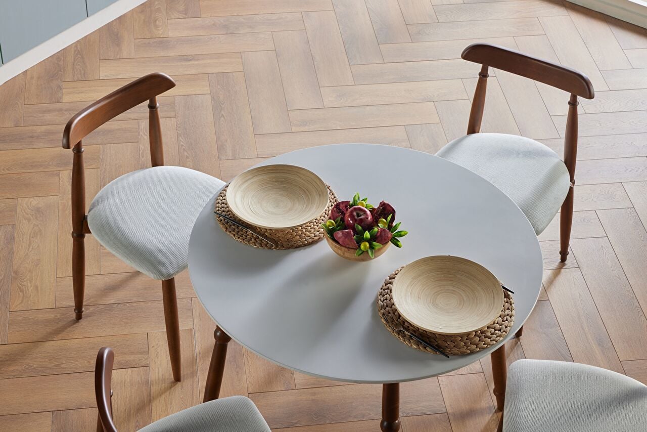 Merlin Yuvarlak Mutfak Masa Takımı