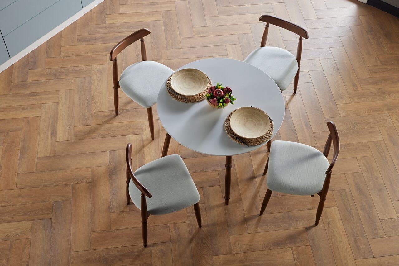 Merlin Yuvarlak Mutfak Masa Takımı