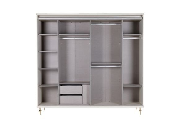 Blanca Sliding Door Wardrobe - Gold