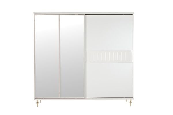 Blanca Sliding Door Wardrobe - Gold