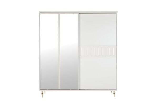 Blanca Mini Sliding Door Wardrobe - Gold