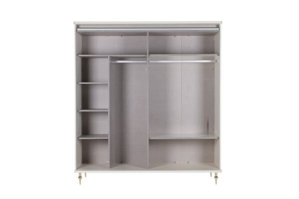 Blanca Mini Sliding Door Wardrobe - Gold