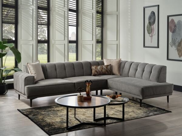 Talia Corner Set - Burgundy