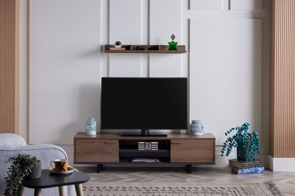 Draw TV Table - White