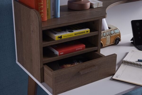 Bella Study Desk - Walnut