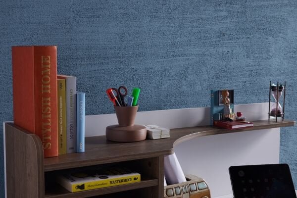 Bella Study Desk - Walnut