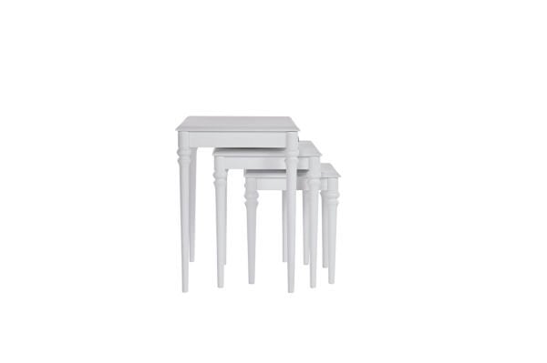 Platin 3'lü Zigon Sehpa