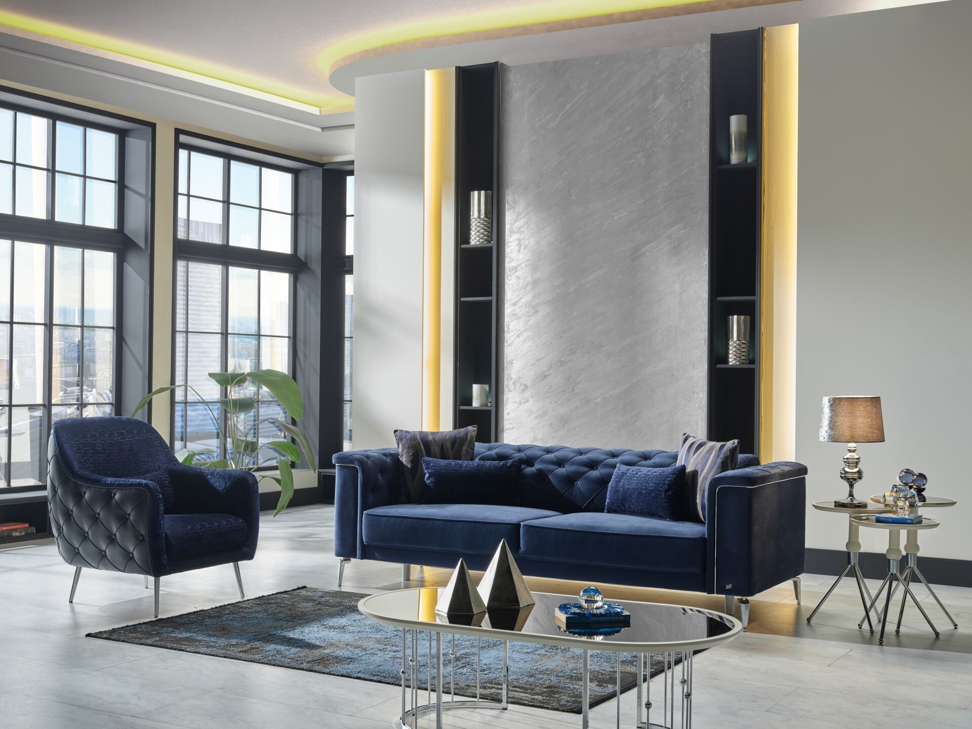 Blanca Koltuk Takımı L Ayaklı