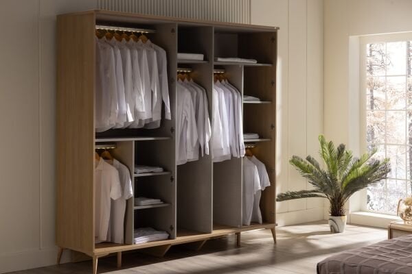 Mitra 5 Door Wardrobe