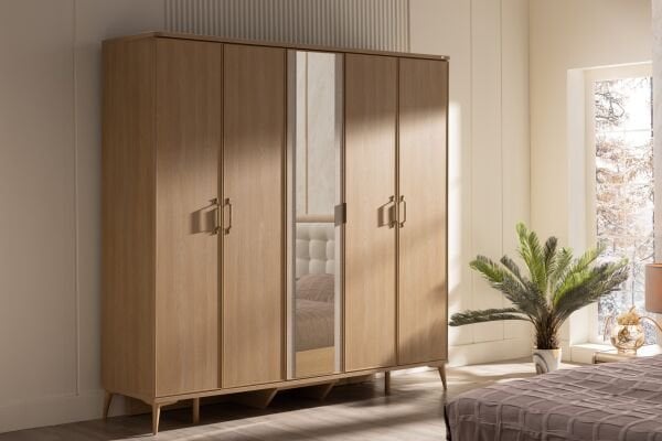 Mitra 5 Door Wardrobe