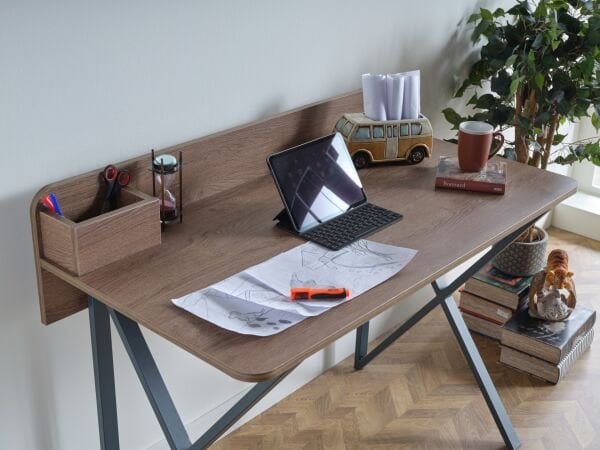 Maya Study Desk - Walnut