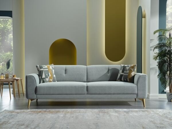 Lavita Koltuk Takımı Altın - Lavita Gri