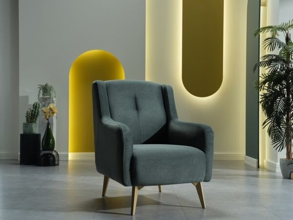 Lavita Koltuk Takımı Altın - Lavita Gri