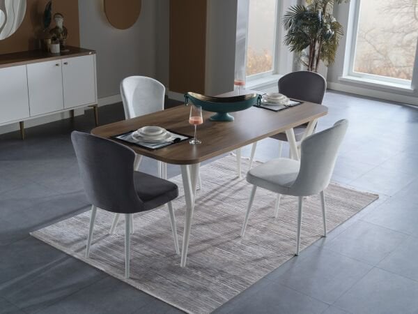 Lavita 8222 2'li Alternatif Sandalye Şampanya