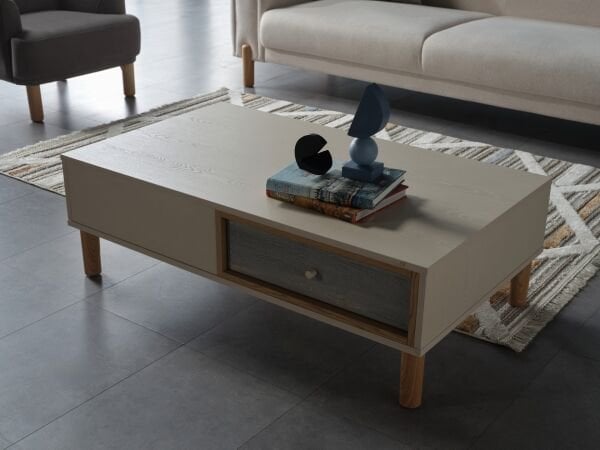 Linus Coffee Table Set With Drawers