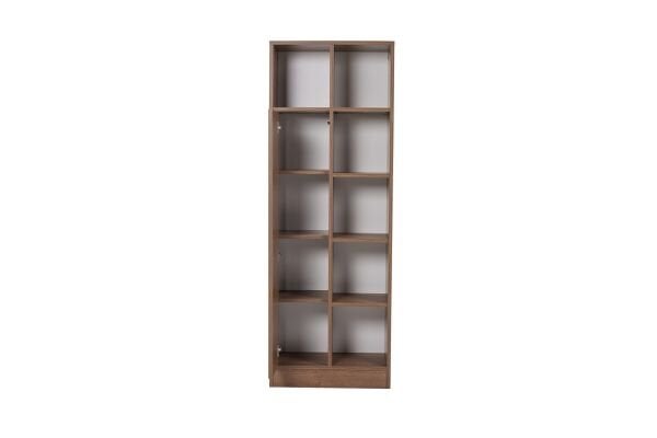 Moby Bookcase with Cabinet - Walnut