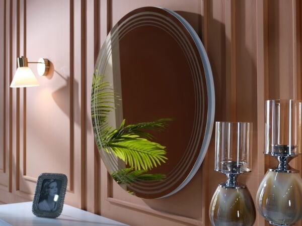 Platin Console Mirror