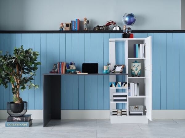 Snow Study Desk - Anthracite