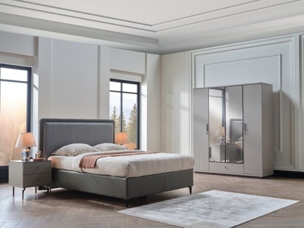 Alexa Başlık Linen A.Gri - 160