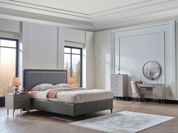 Alexa Başlık Linen A.Gri - 160