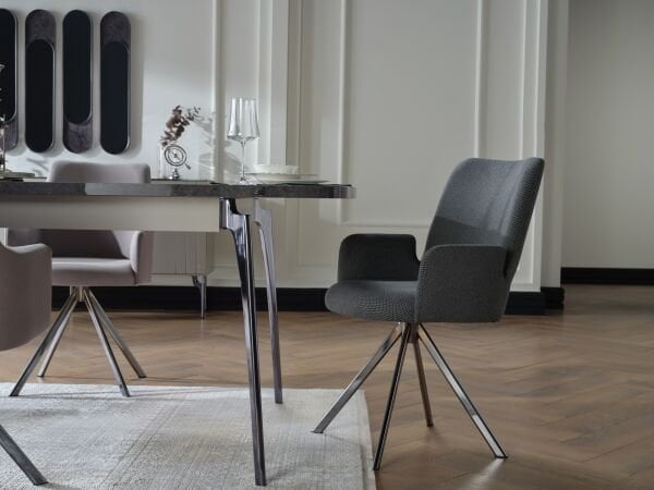 Alexa 8224 Döner Mekanizmalı 2'li Sandalye