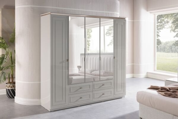 Briella 5 Door Wardrobe