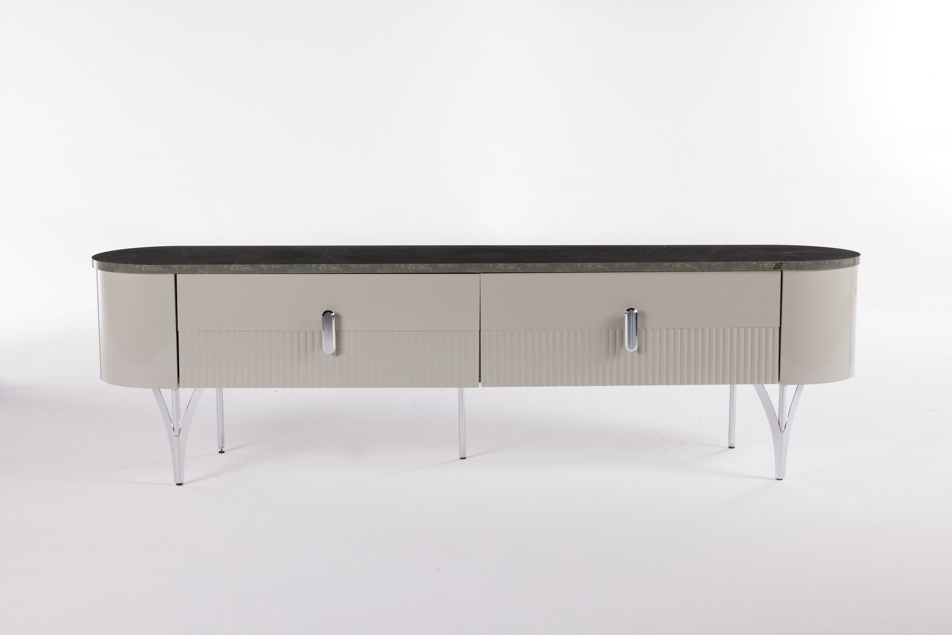 Serra Mini TV Sehpası Krom