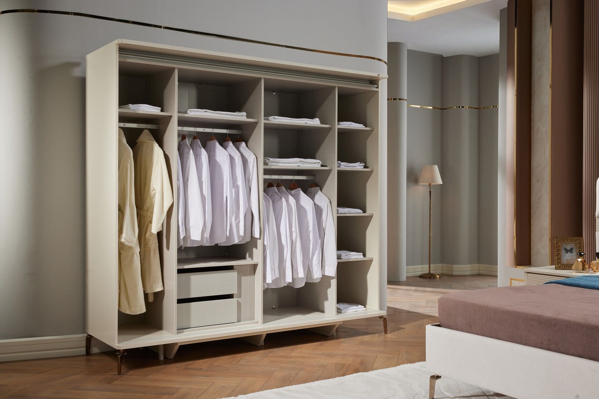 Shine Sürgülü Kapaklı Dolap