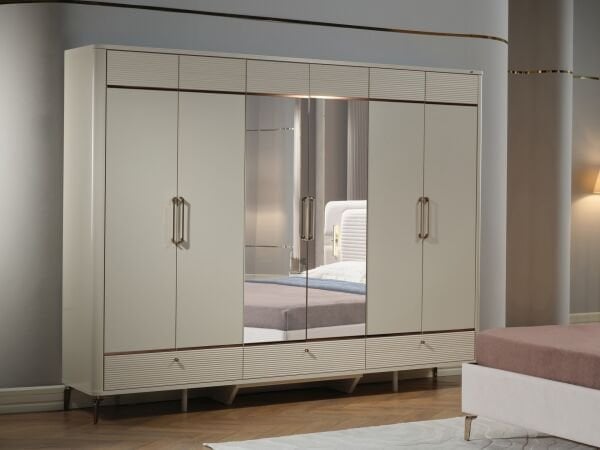 Shine 6 Door Wardrobe