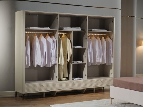 Shine 6 Door Wardrobe