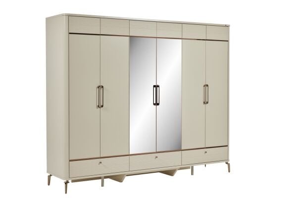 Shine 6 Door Wardrobe