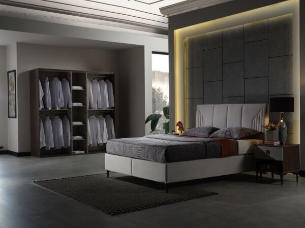 Cansas 5 Door Wardrobe without Mirror