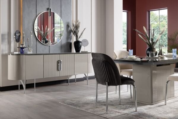 Serra 6268 2'li Sandalye Gri