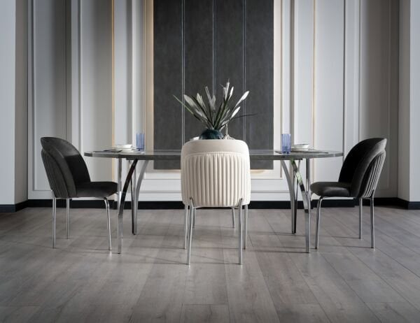 Serra 6268 2'li Sandalye Gri