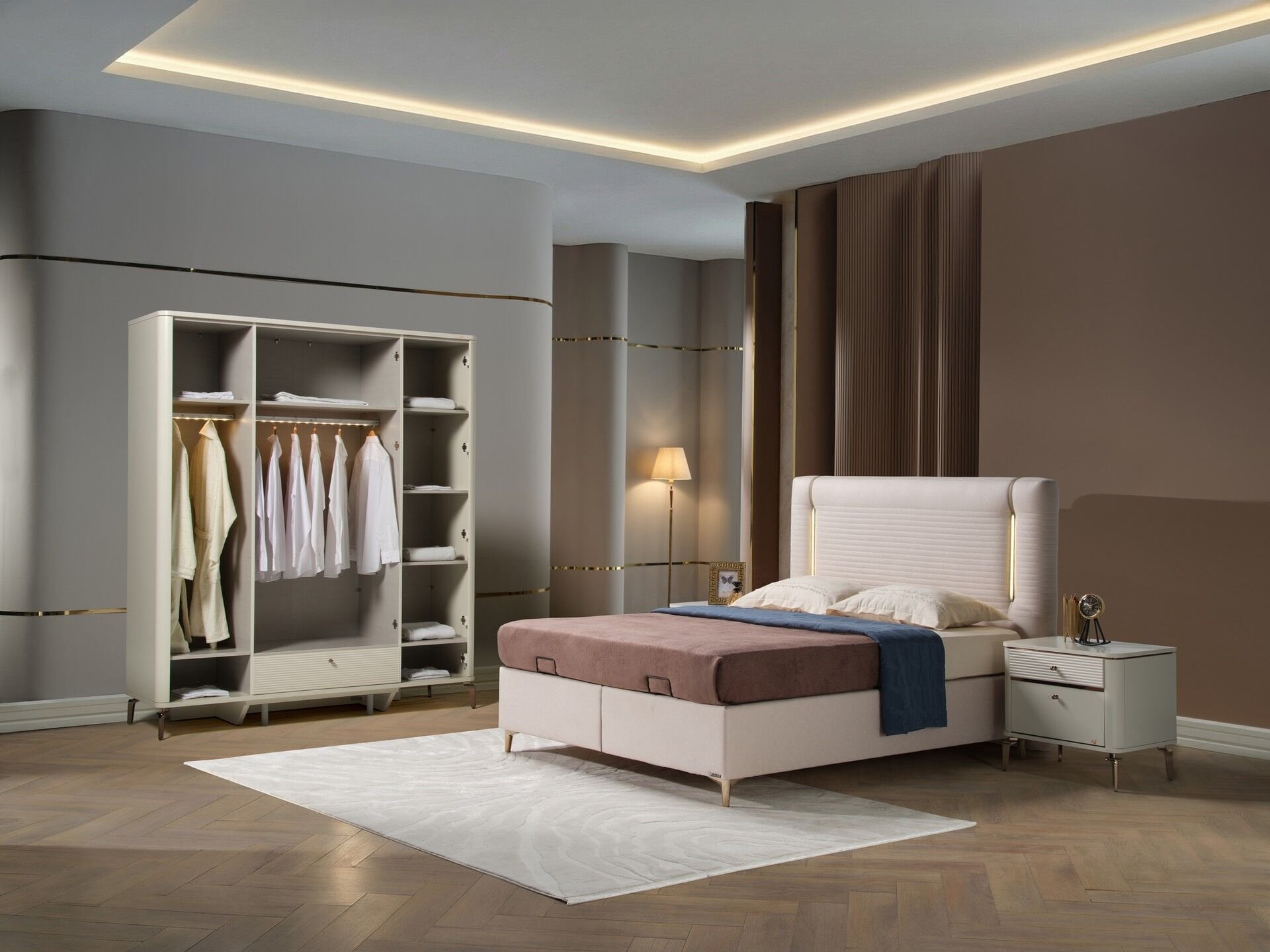 Shine 4 Kapaklı Dolap