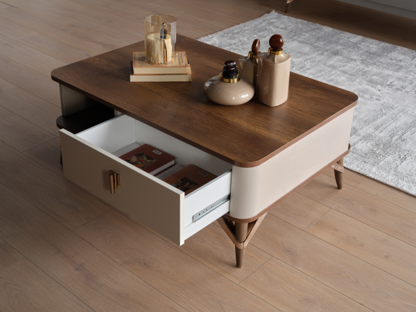 Marven Coffee Table with Drawers