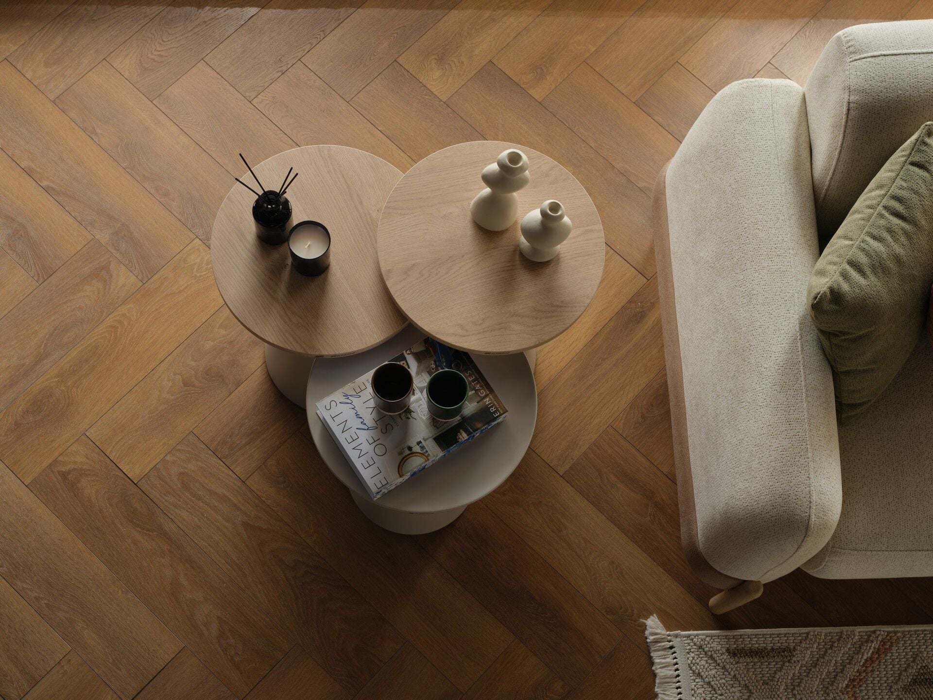 Borneo Orta Zigon Sehpa