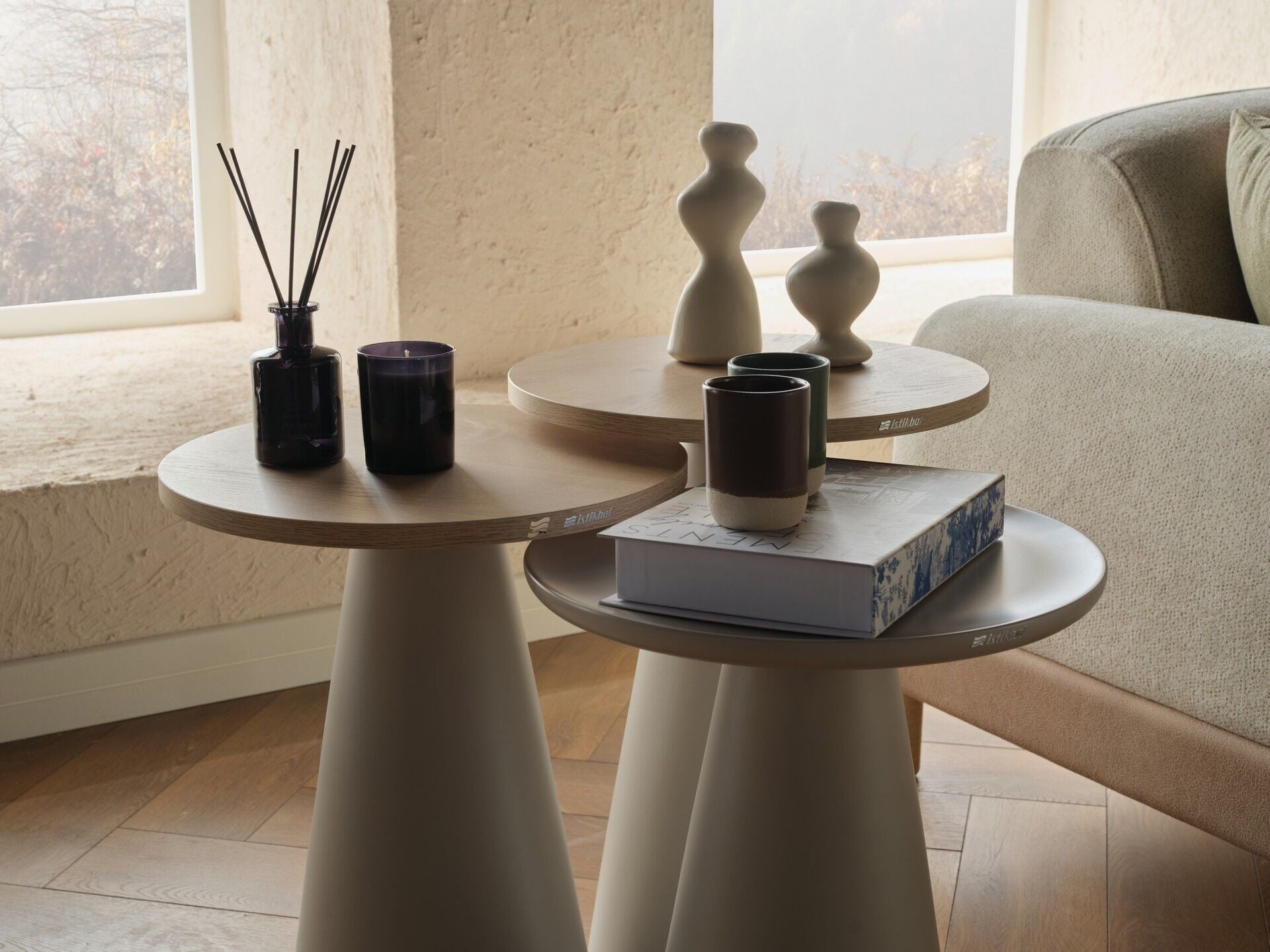 Borneo Büyük Zigon Sehpa