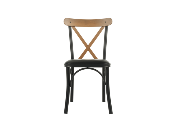 Essen 2'li Mutfak Sandalyesi Siyah - Siyah