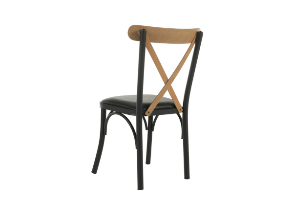 Essen 2'li Mutfak Sandalyesi Siyah - Siyah