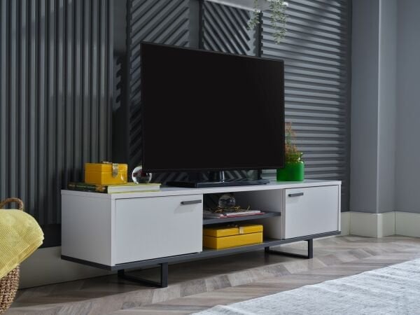 Draw TV Sehpası Beyaz