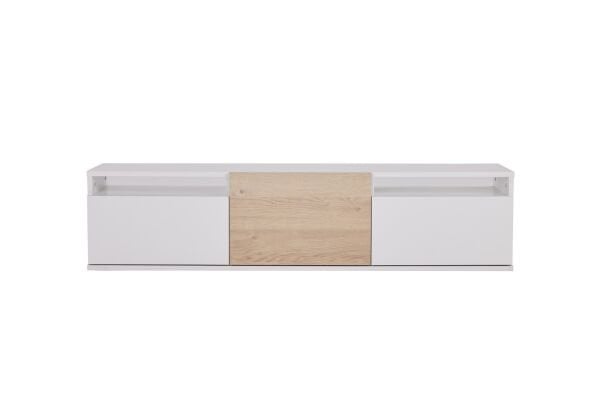 Moby TV Sehpası Meşe-Beyaz