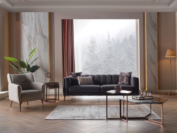 Vanessa Koltuk Takımı Antrasit