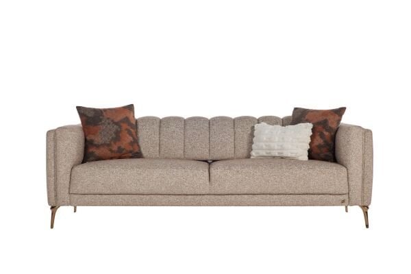 Vanessa Üçlü Koltuk Vizon