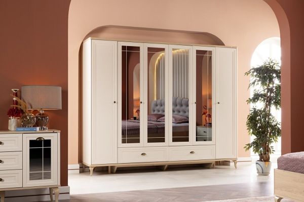 Lorea 6 Door Wardrobe