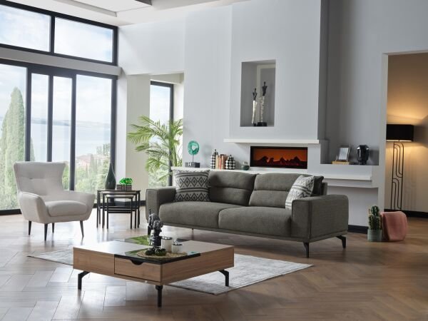 Alya Koltuk Takımı Yeşil - Siyah