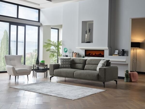 Alya Koltuk Takımı Yeşil - Siyah