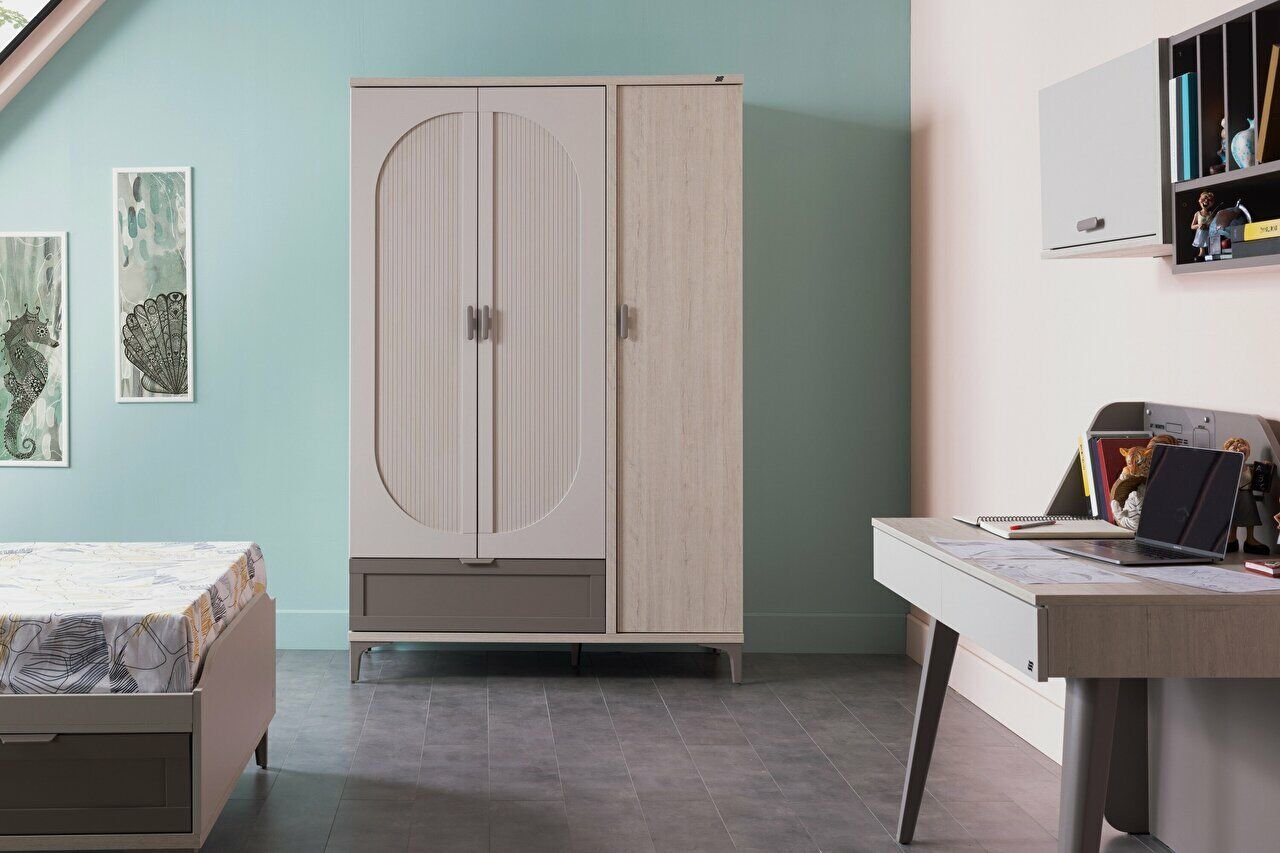 Hera 3 Kapaklı Dolap