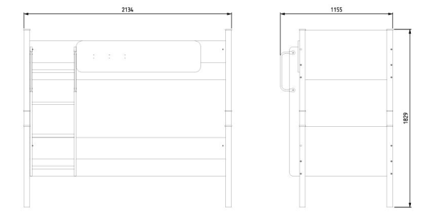 Hera Genç Odası Triple Ranza