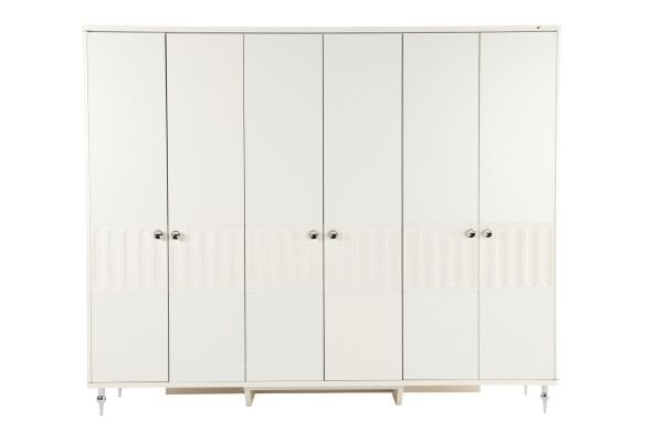 Blanca 6 Kapaklı Dolap Krom